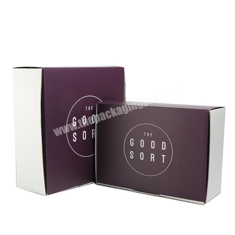 Wholesale Custom Luxury logo printed cardboard packaging t shirt gift box