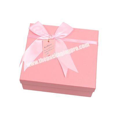 New Custom Design  Packaging Paper Box Gift Box With Ribbon