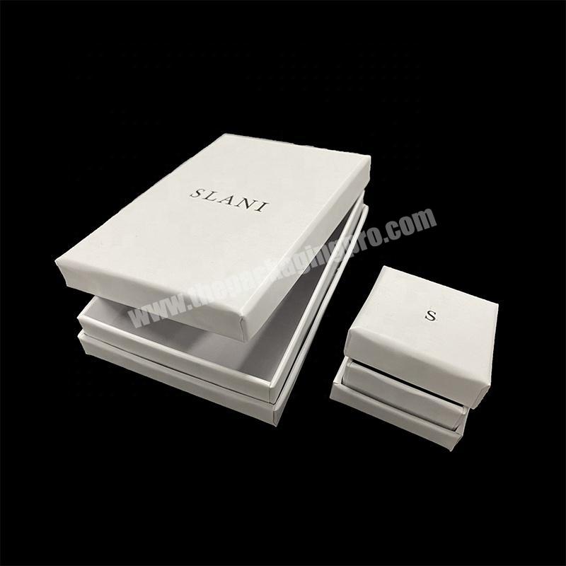 Wholesale Custom logo Heaven and Earth cover Box Luxury bracelets earring jewelry necklace Ring packaging Paper boxes