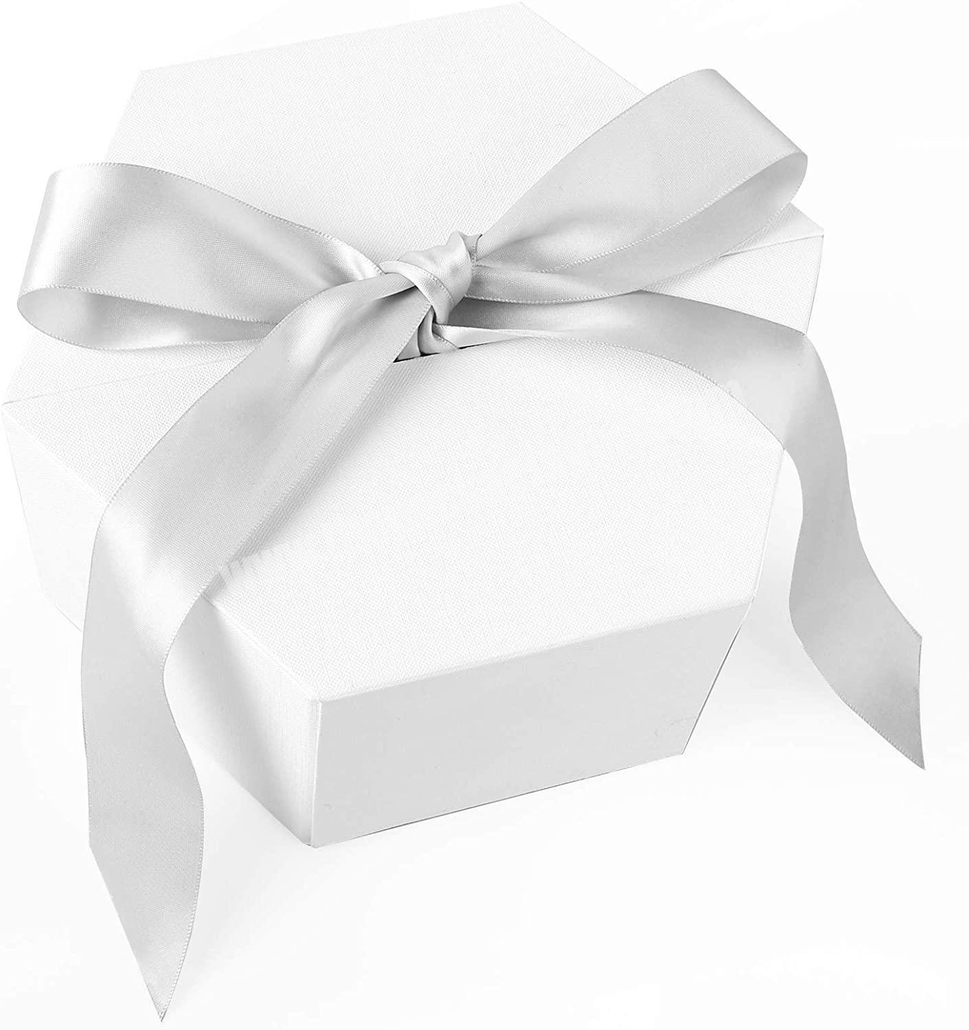 Wholesale Eco-friendly Luxury White Cardboard Birthday Wedding Gifts Box With Magnet