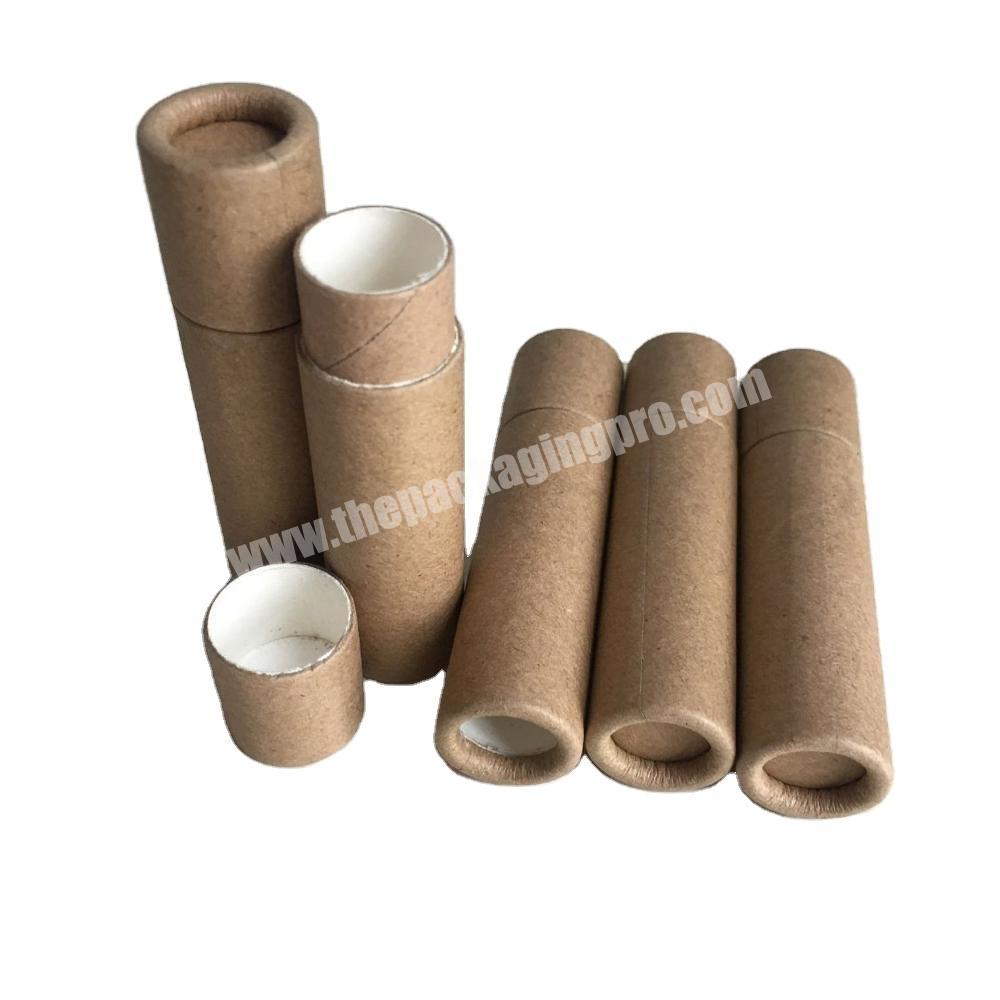 Wholesale Good quality Luxury custom print push up lip balm wrappin paper tubes
