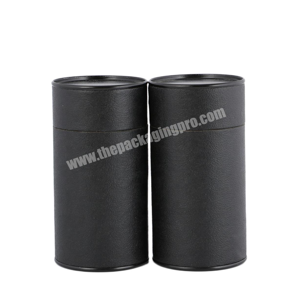 Wholesale Hot Sale black Recycled Cardboard bottle packaging kraft paper tube