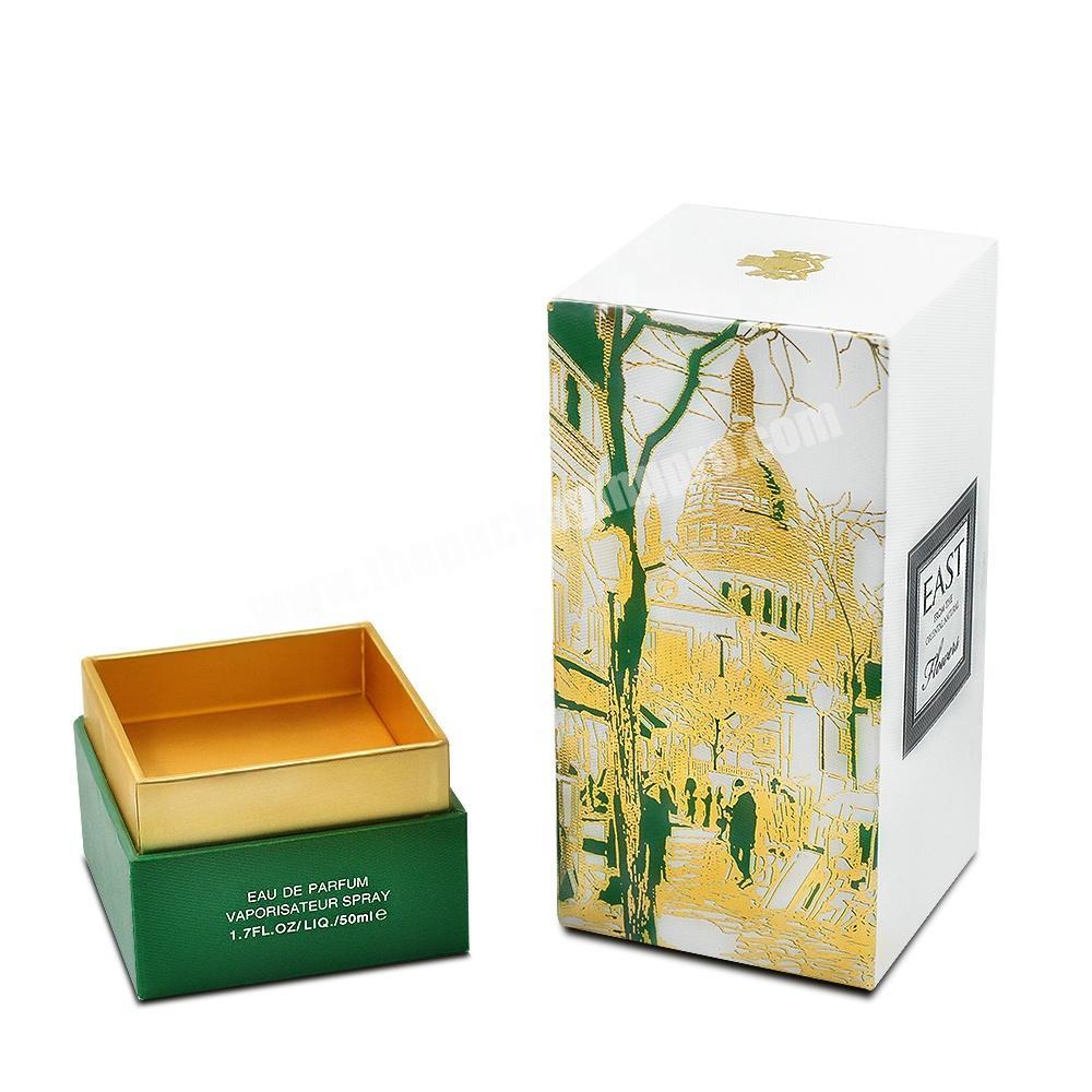 Wholesale Rigid Paper Perfume Packaging Cosmetic Box Customized   Print Luxury Cardboard Cosmetic Perfume Box