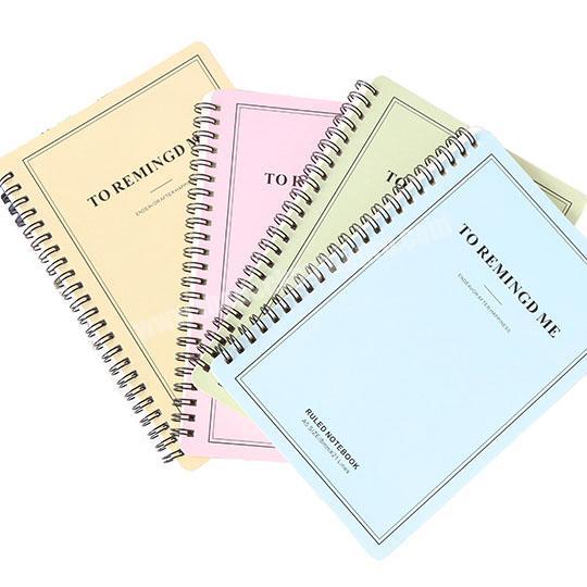 Wholesale Top Office and school custom notepad spiral Bound perforated printed notebook binders
