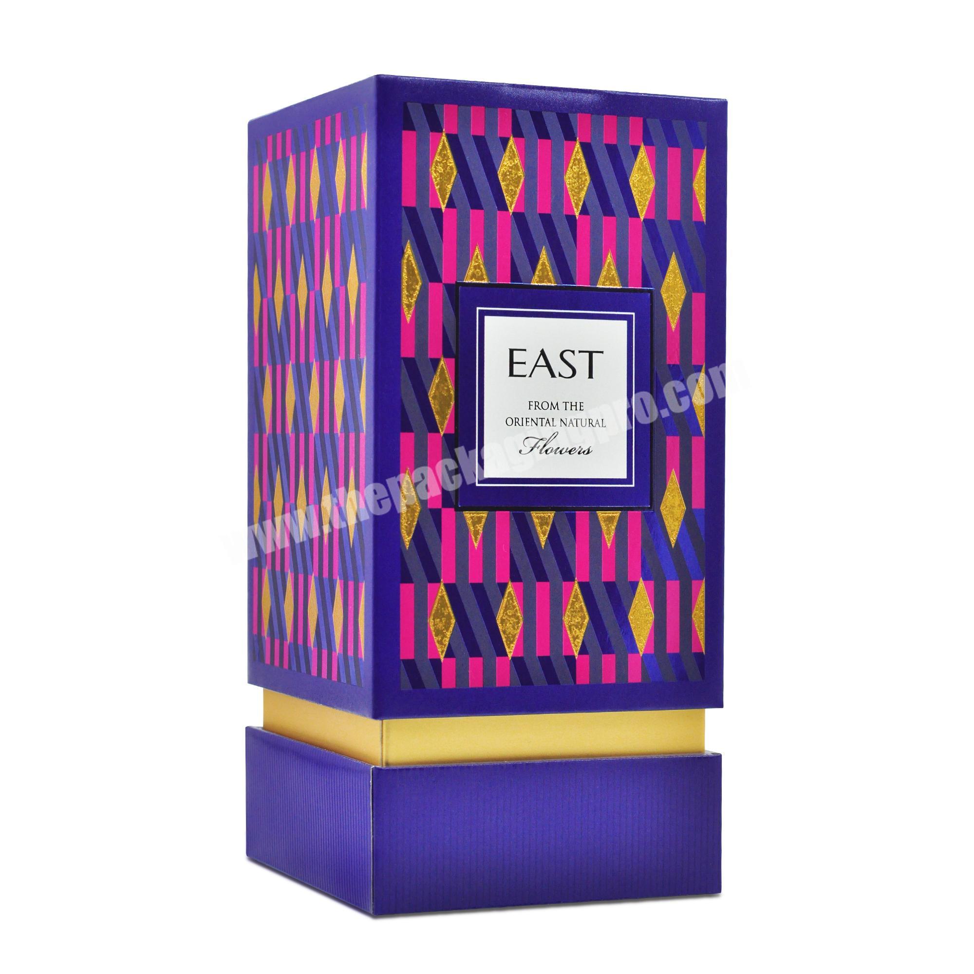 Wholesale custom Luxury elegant perfume bottle gift boxes oil parfum packaging box with insert