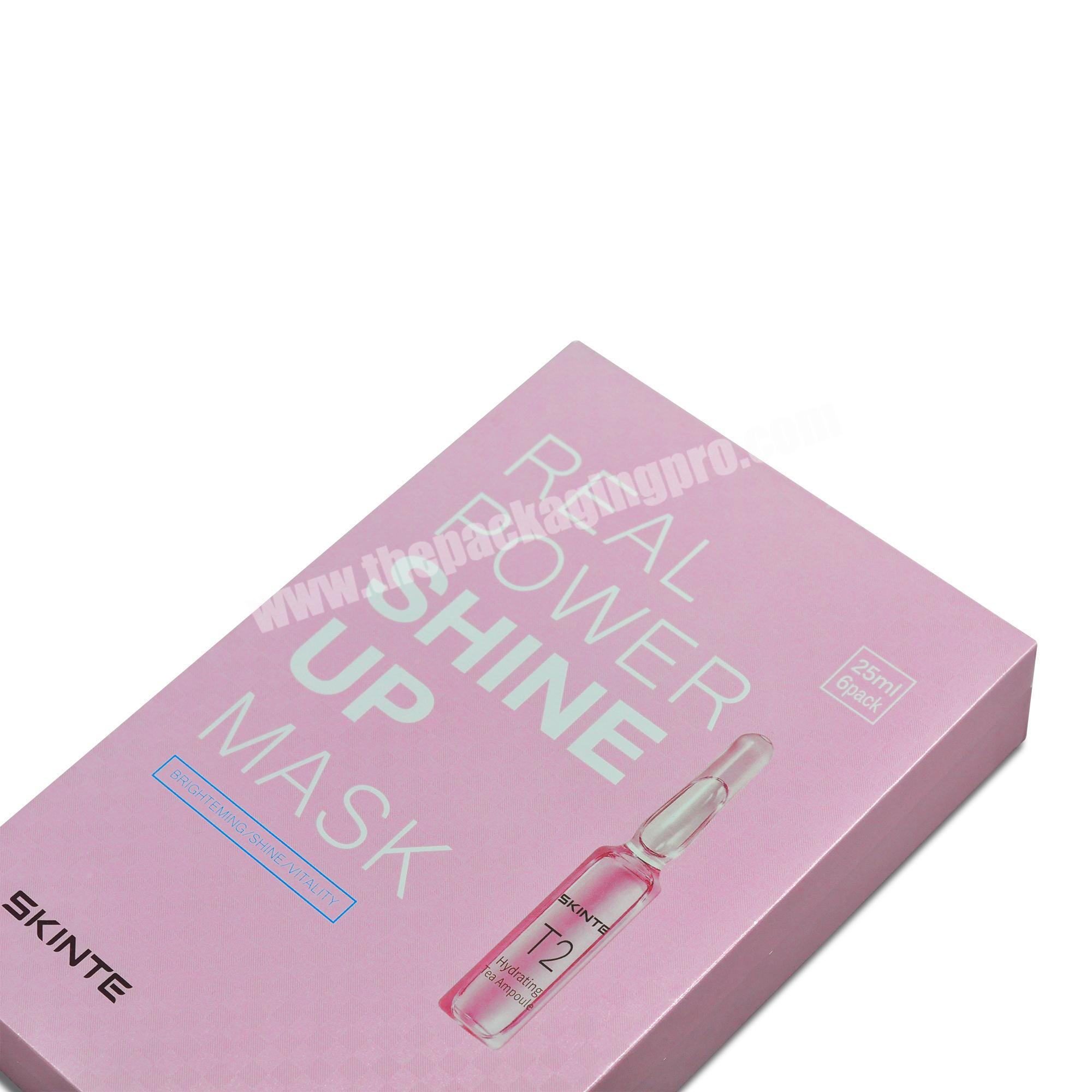 Wholesale custom PT printing logo cosmetic packaging box high quality face mask box