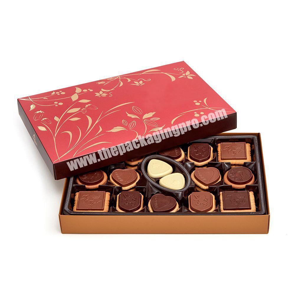 Wholesale custom private cookie gift chocolate packaging box