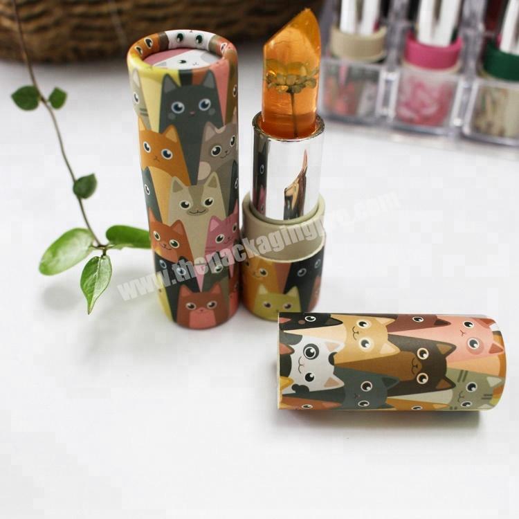 Wholesale eco friendly round cardboard paper lipstick tube