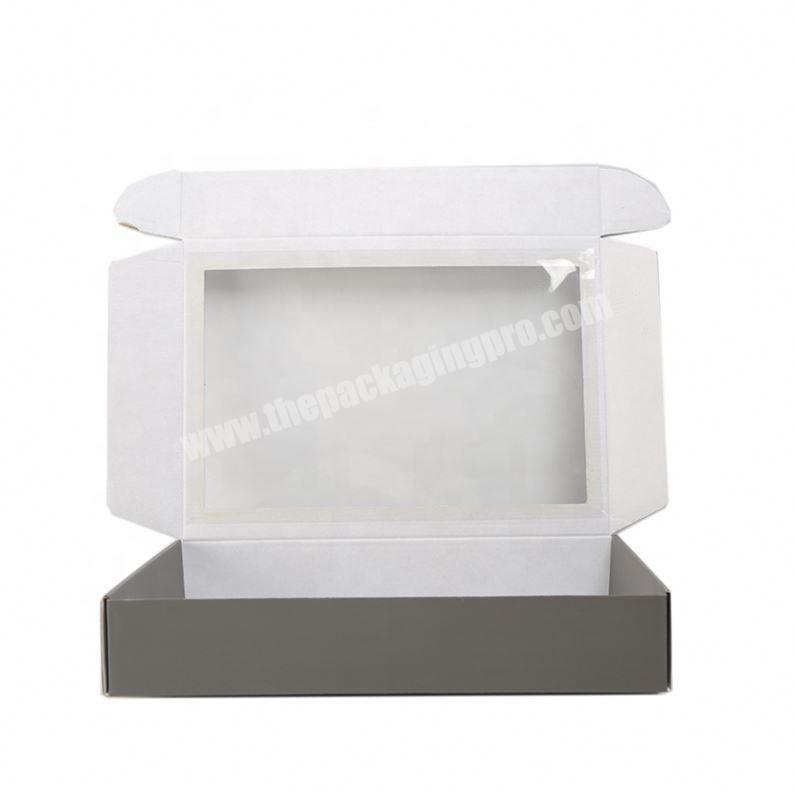 Beauty pvc window cosmetic packaging boxes