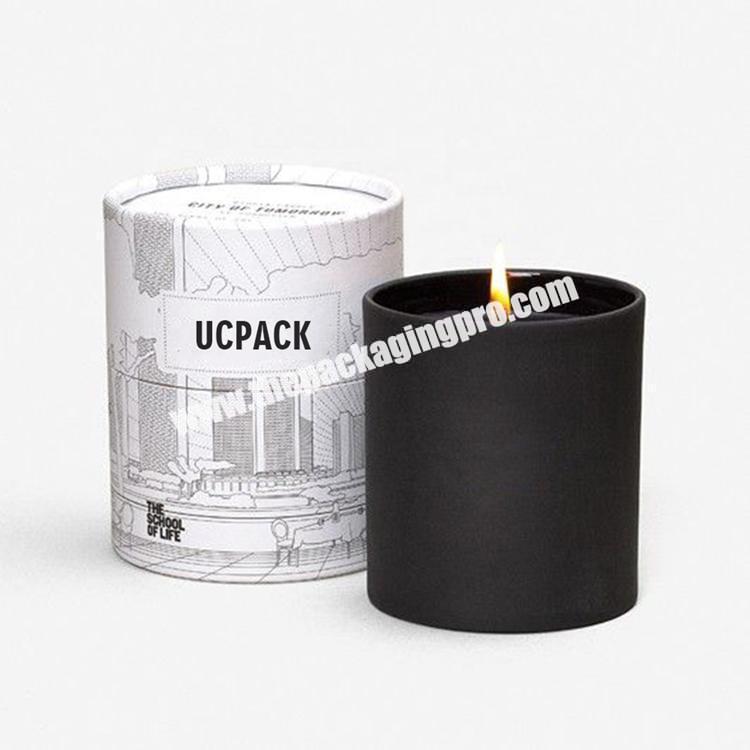 2020 hot sale 100% recycled material custom candle paper tube packaging