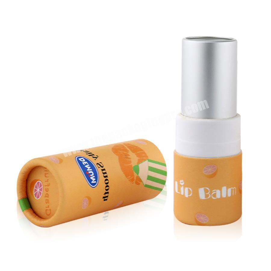composite recycled cardboard packaging tube  lip balm kraft paper tube cans
