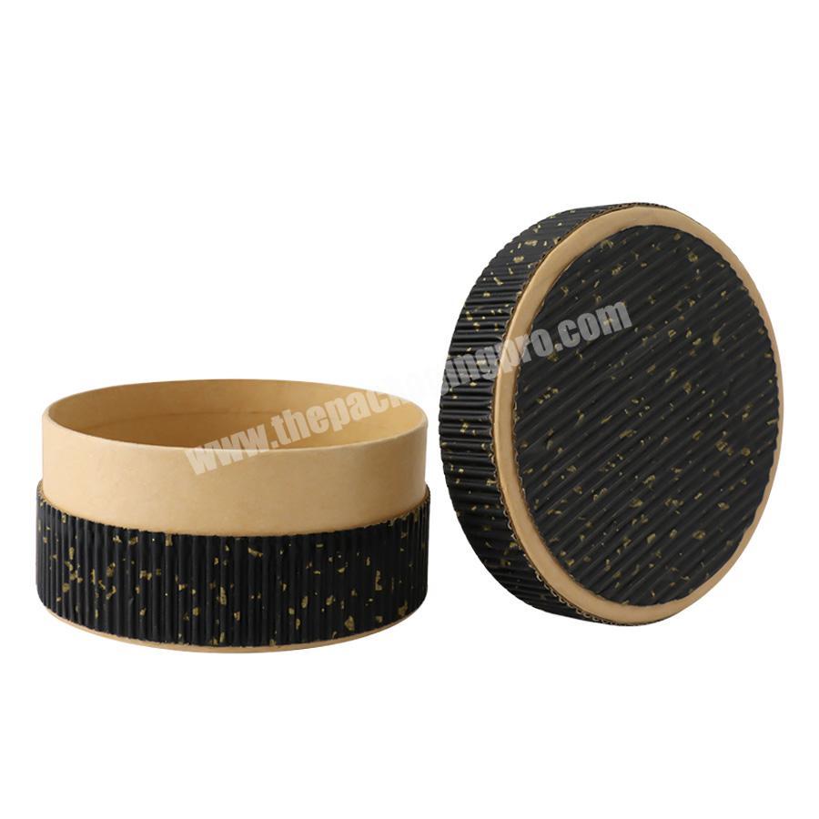 custom eco friendly recycled cosmetic container round shape kraft paper tube