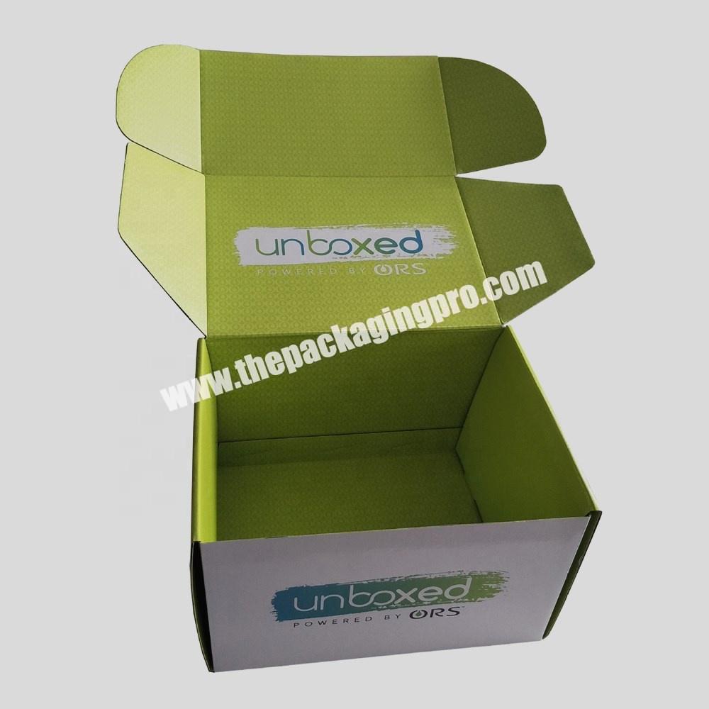 Custom printed carton packaging cardboard shipping box for hair accessories