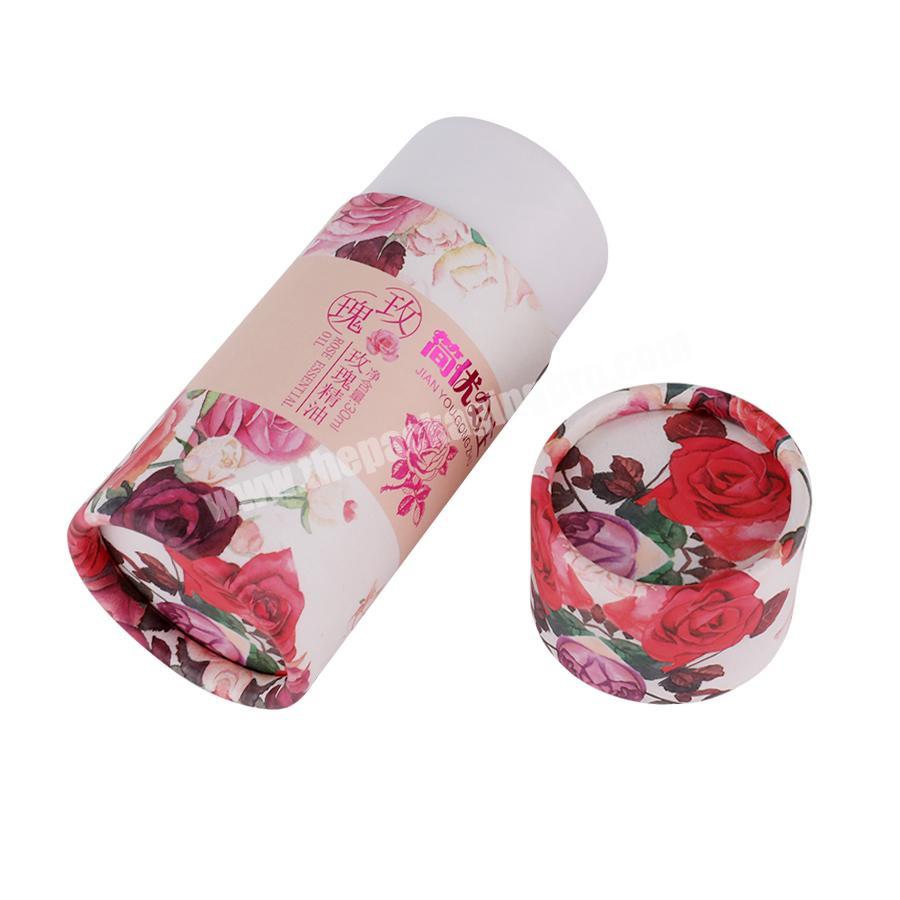 custom printed round kraft recyclable cosmetic lip stick balm colourful tube paper packaging