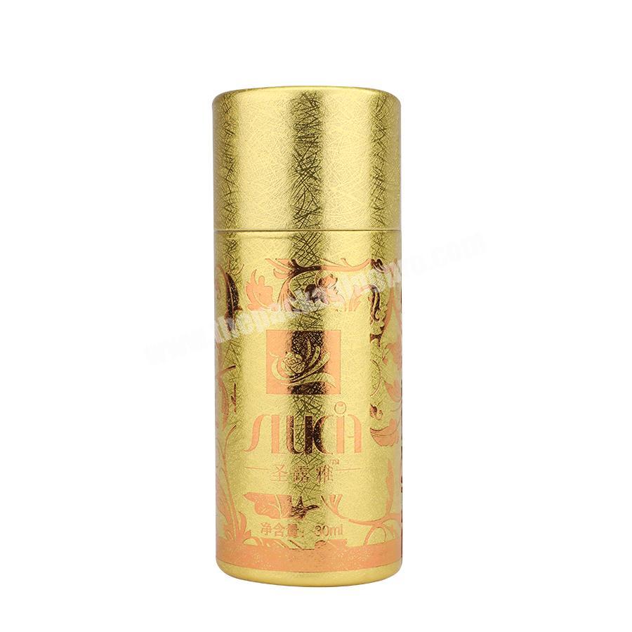 custom printing gold special paper lipstick rolling up 3 inches paper cardboard tube