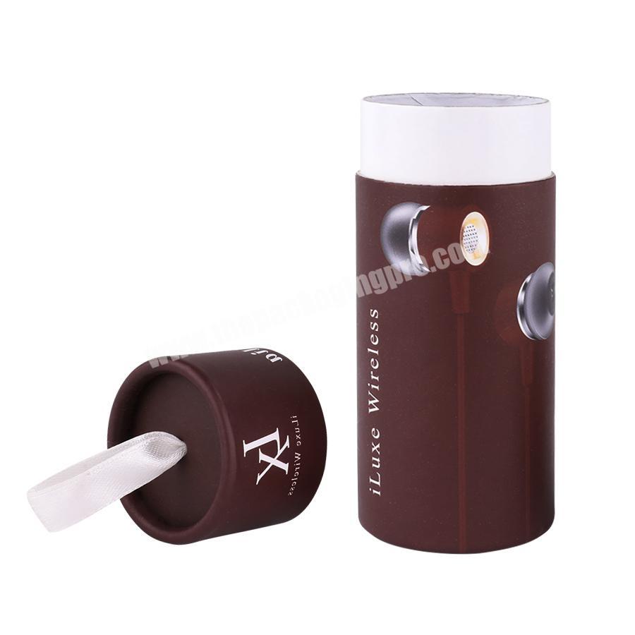 customized printed sizes cardboard tubes with string packaging boxes custom logo cylinder small tube box