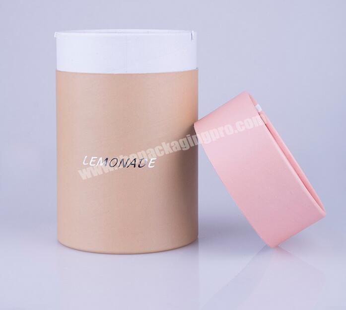 high quality perfume paper tube recyclable  cosmetic paper jar   body cream packaging tube oil resistant