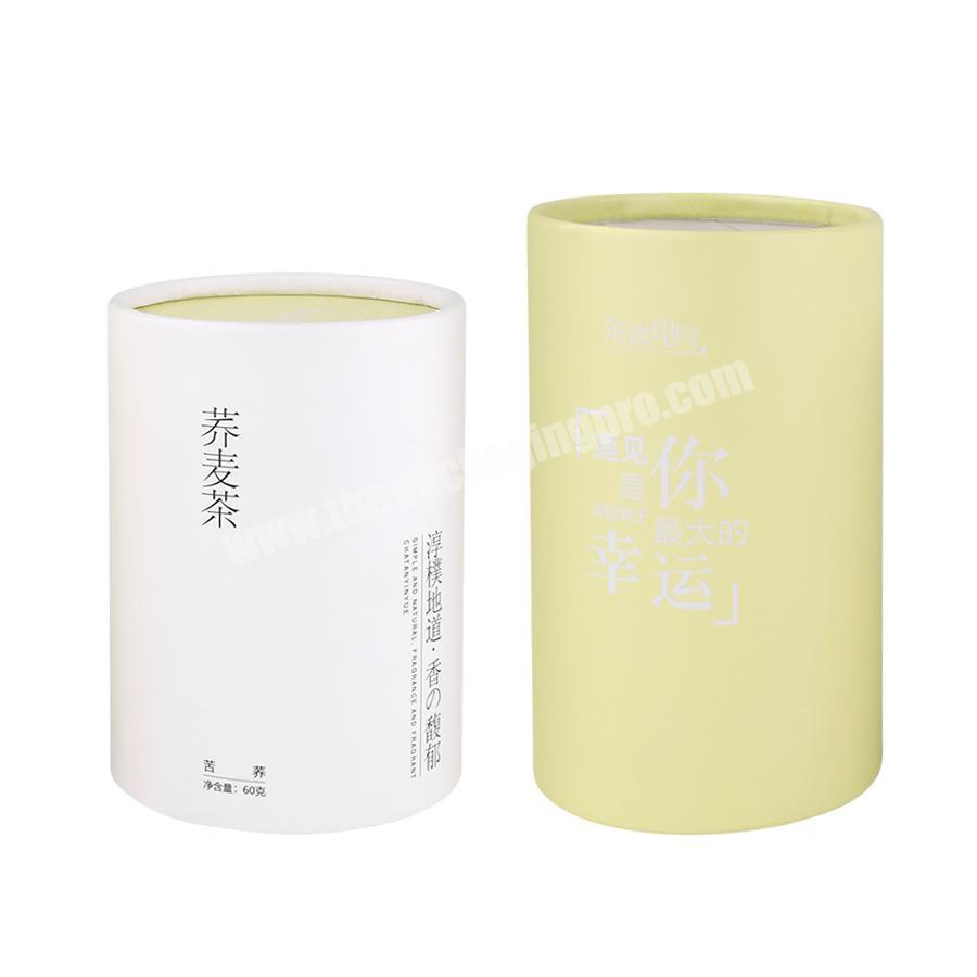 high quality premium biodegradable paper tube tea customized cylinder cardboard box packaging for clothes