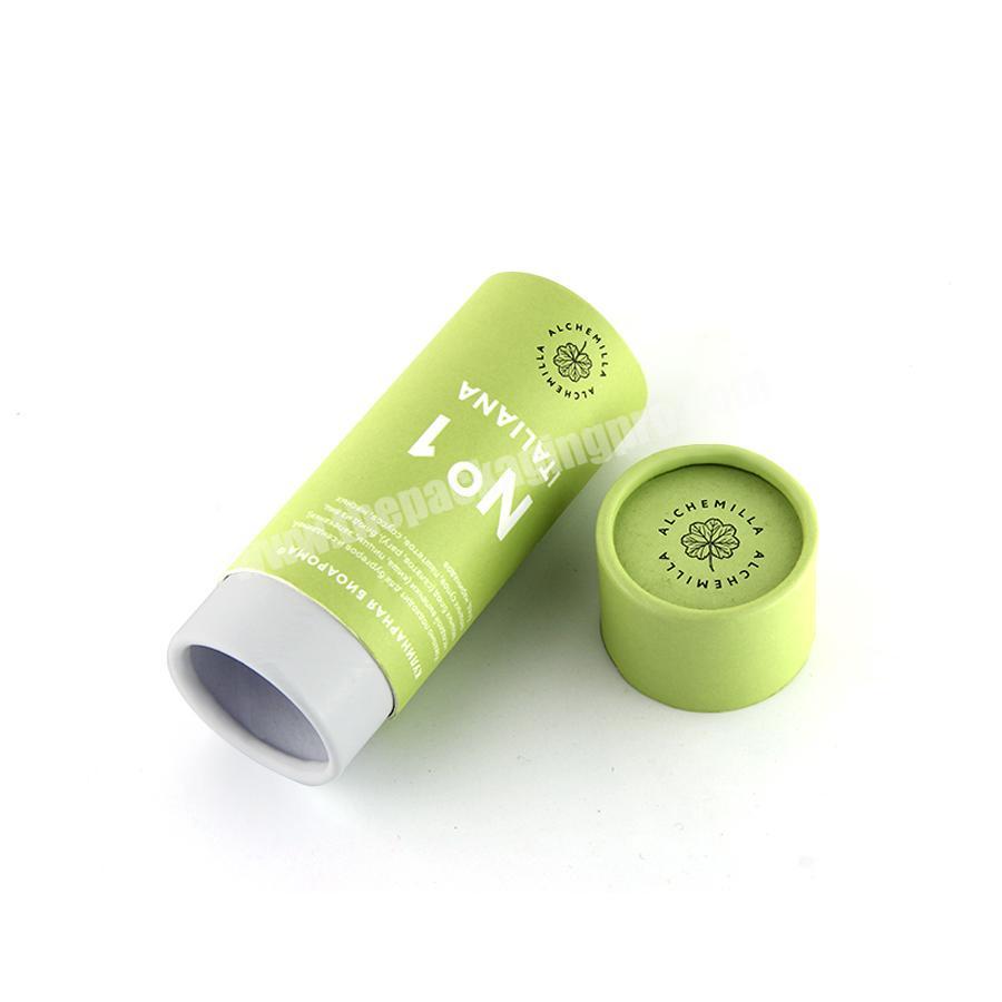 light green hexagona kraft cardboard paper packing tube for essential oil