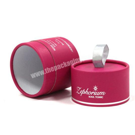 luxury rigid recyclable candle packaging boxes round box candle boxes