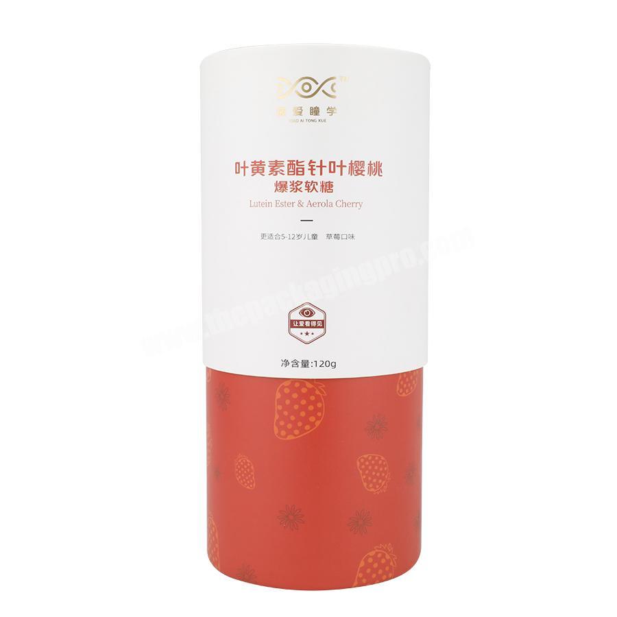 white red recycled good packaging car tissue perfume cylinder gift box paper tube