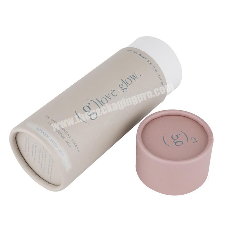 wholesale eco friendly fancy customized design cosmetic round kraft paper tubes