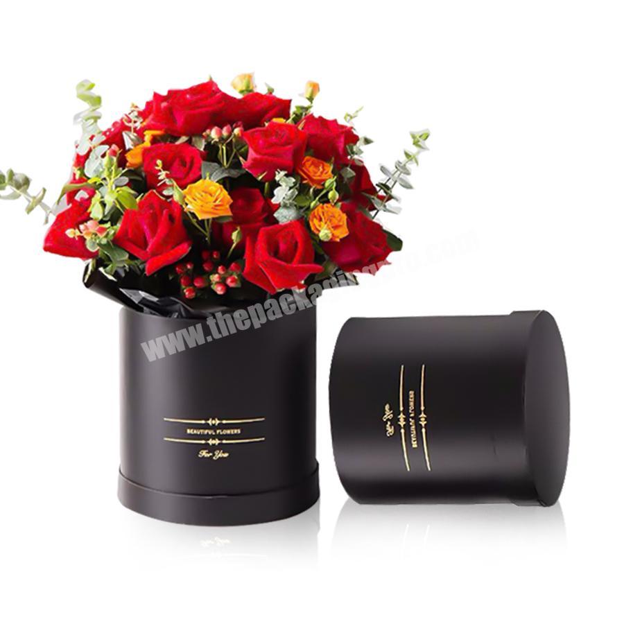 wholesale large round flower cardboard cylinder gift box