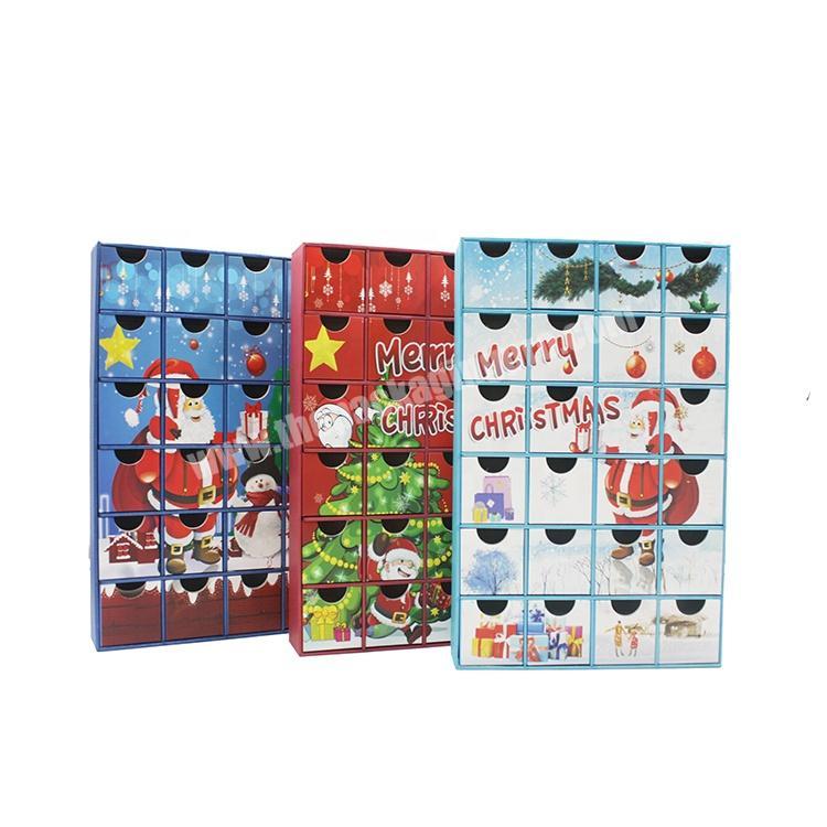wholesale or custom printing baby kid child gift countdown drawers advent calendar paper
