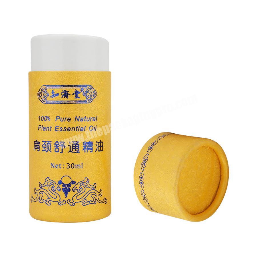 wholesale pink gold special paper with texture 30ml essential oil dropper bottle packaging tube