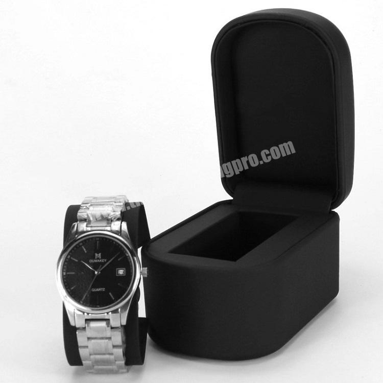 Custom Logo Black Watch Packaging Men Watches For Business