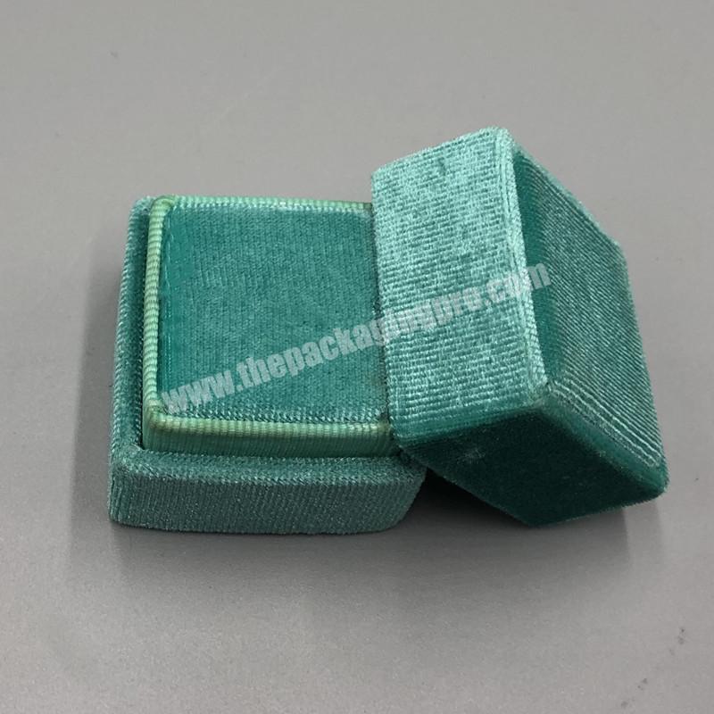 2020 high quality small cute ring box with fabric covered