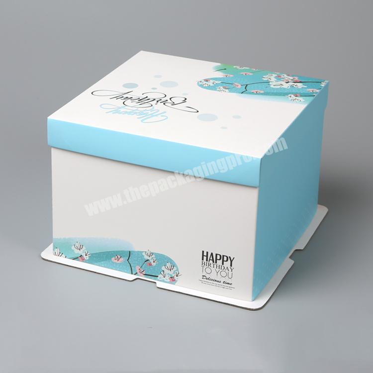 46810 inch Transparent Plastic cake Box take out box bakery box