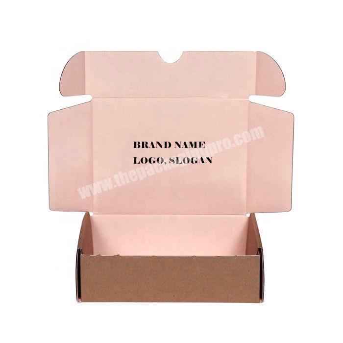 Corrugated cardboard mailer boxes for online business packaging