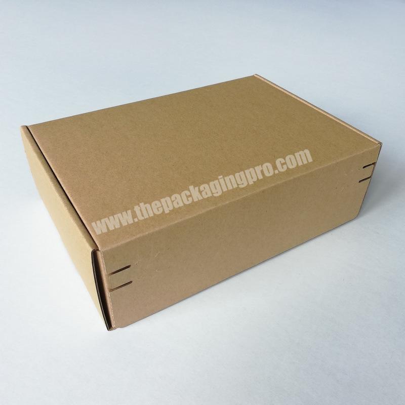 Corrugated cardboard self adhesive mailer box self sealing shipping box