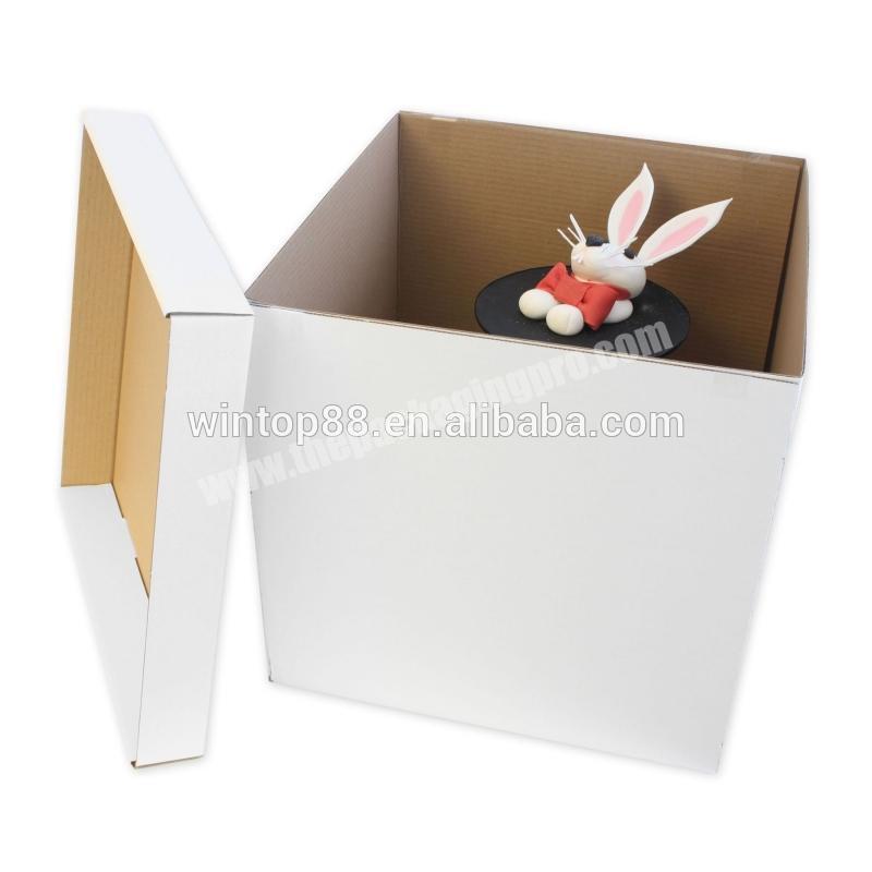 Custom OEM Cardboard Gift Square Box With Lid Big Box