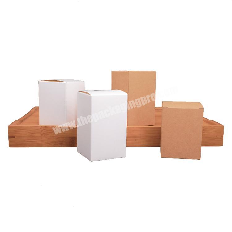Custom color Printed cheap white ivory Paper Packaging card Box