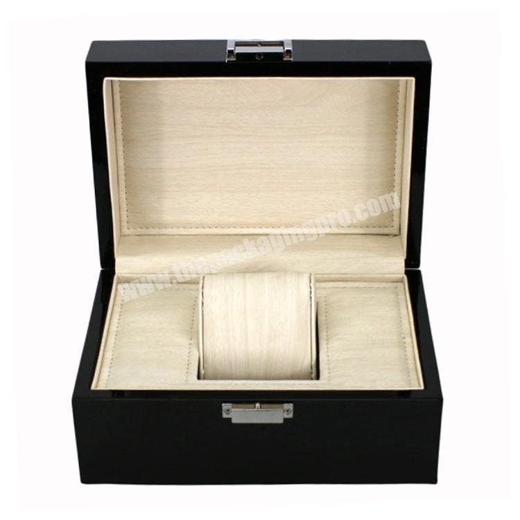 Custom logo wooden luxury fancy  gift packing jewelry box
