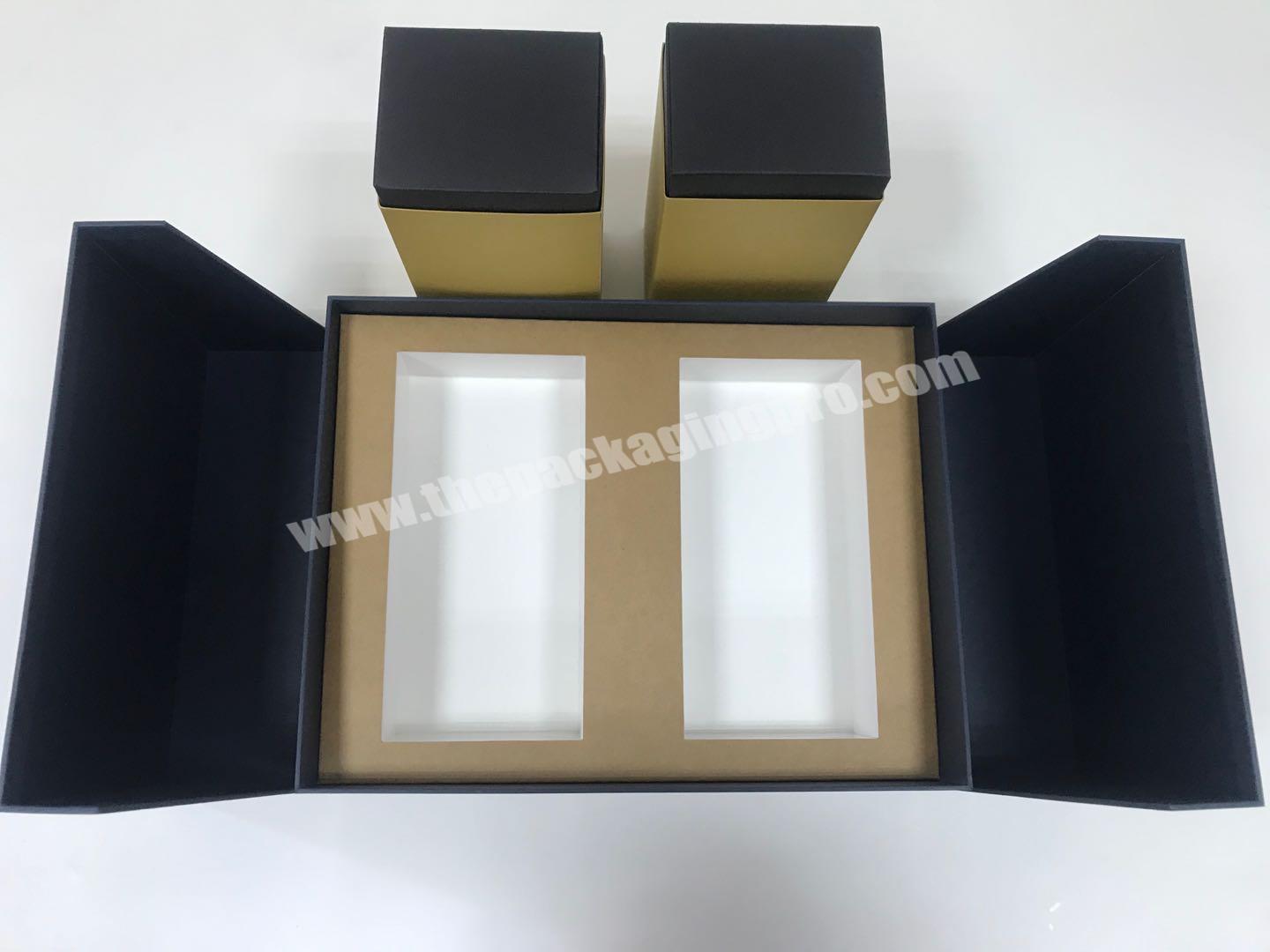 Foldable gift tea paper box