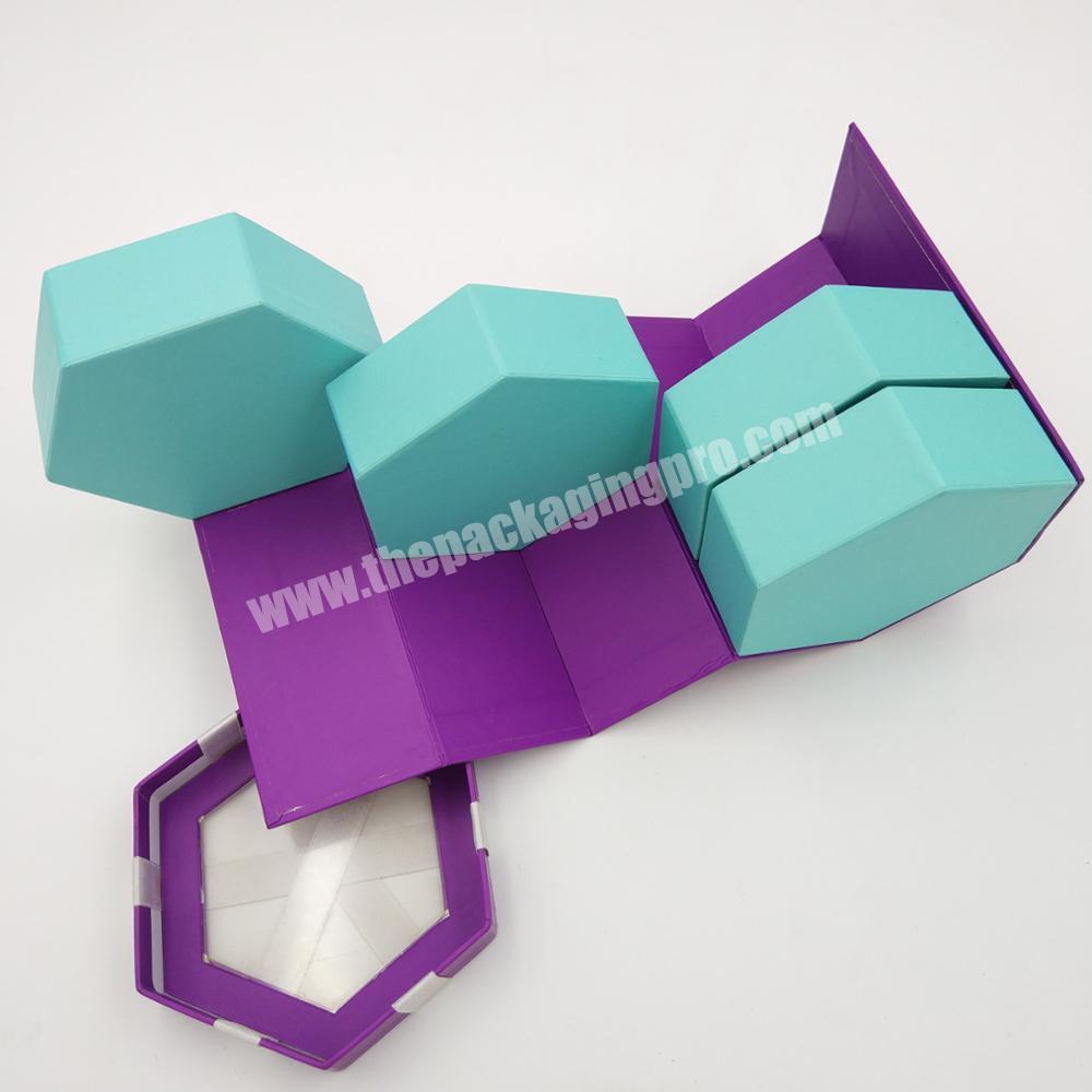 Hexagon Shaped Paper Box Packaging