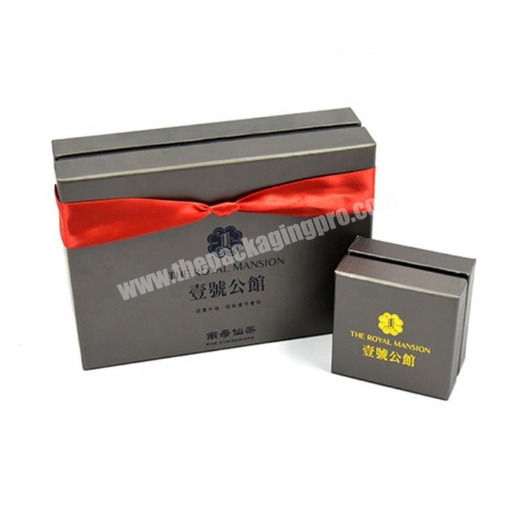 Hot Sales 157 Double Copper And 1200 Gray Board Tea Box Packaging