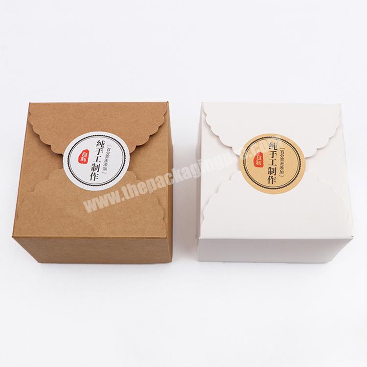 Hot sale different color size food gift box candy chocolate box macaron egg tart ribbon box