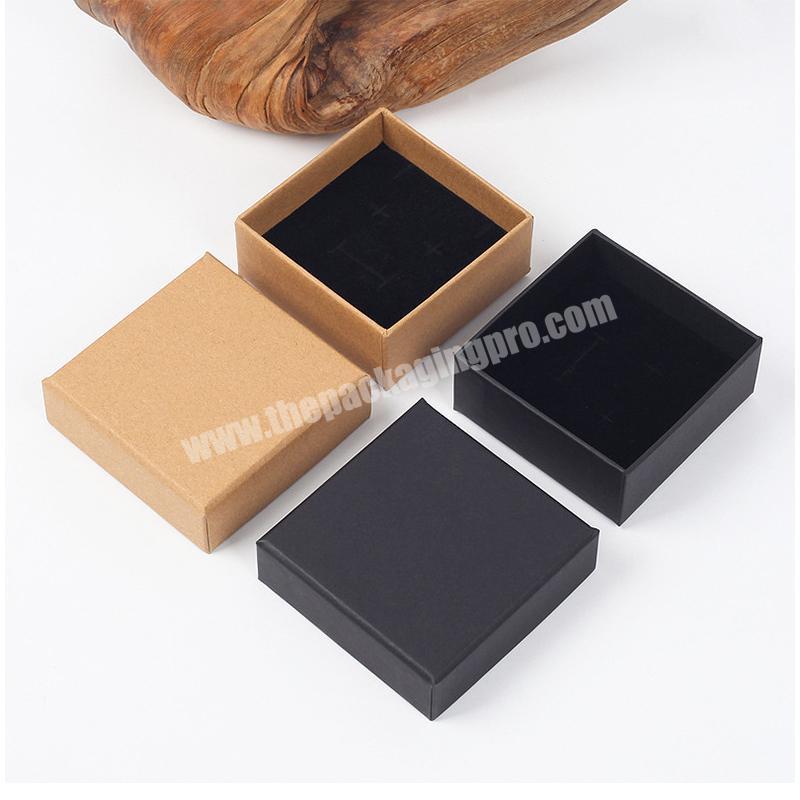 personalize Jewelry gift box wedding gift kraft paper packaging drawer box manufacturers direct wholesale