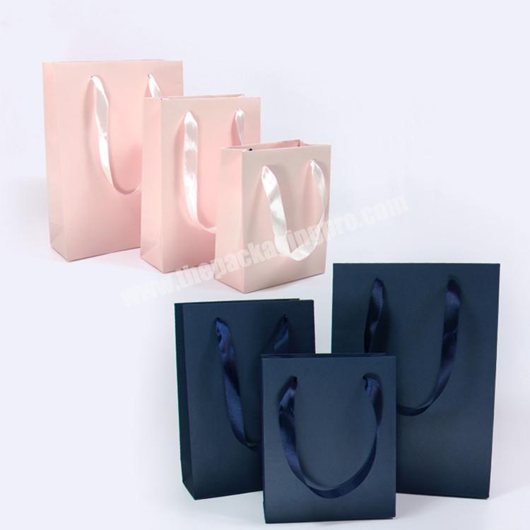 Packaging and manufacturing of custom logo luxury shopping bags and hand carton bags