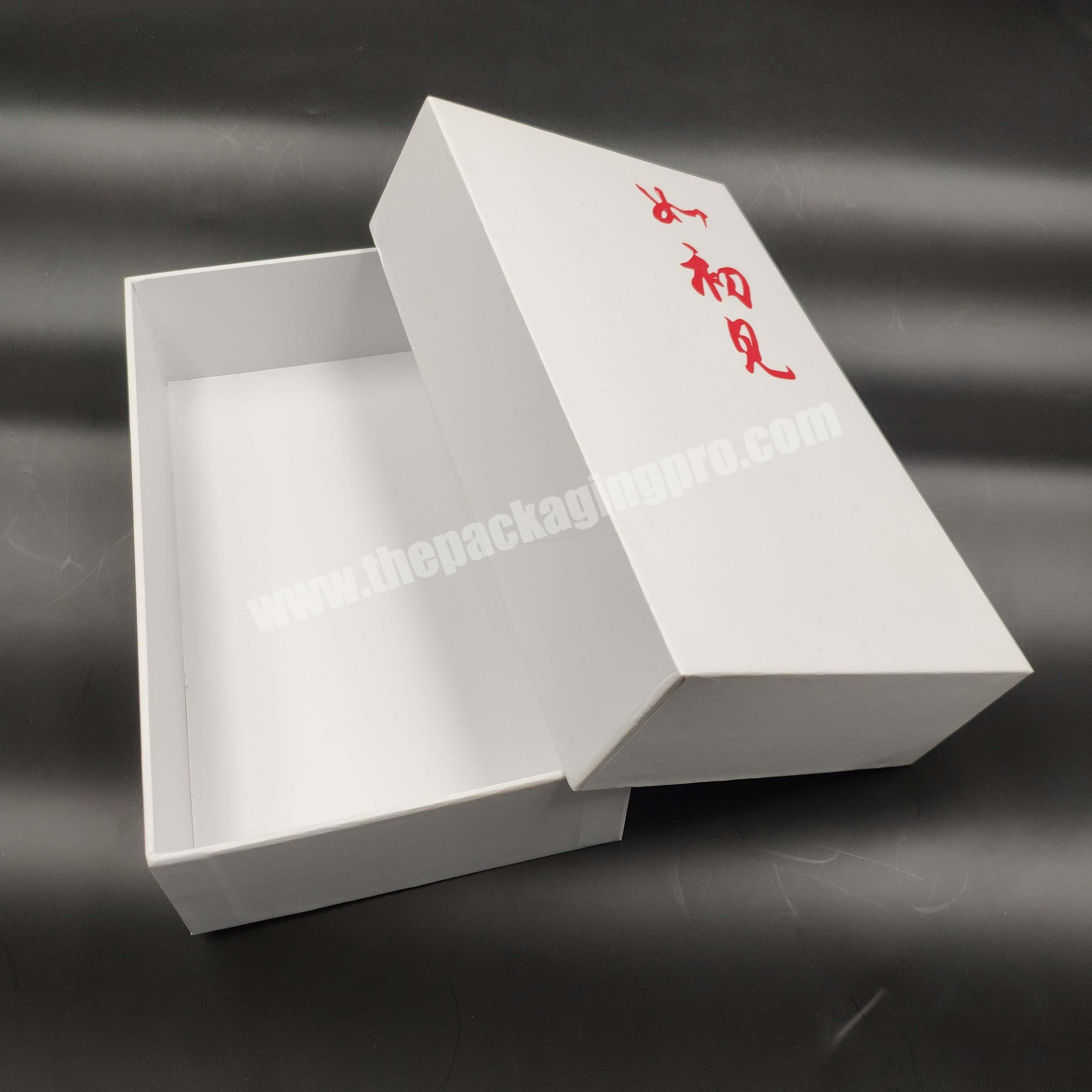 Rigid White Box Custom Logo Luxury Fashion Rigid Lingerie Packaging Box
