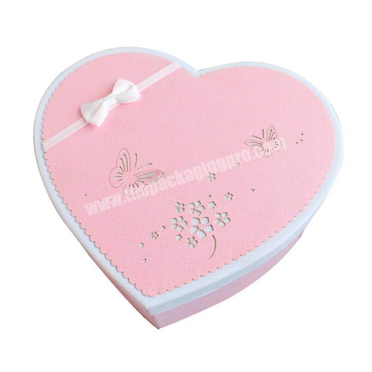 Valentine's day chocolate paper gift box cardboard box packaging design custom chocolate heart shape gift box