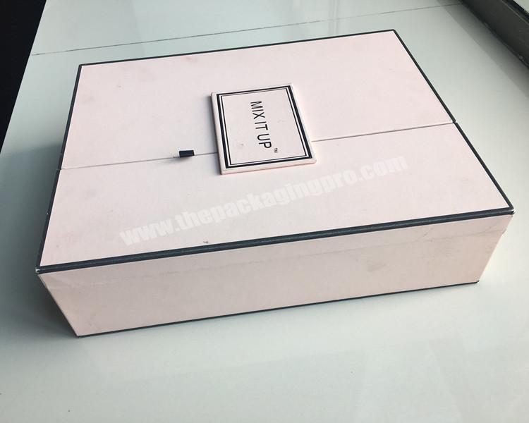 Wholesale Luxury Cardboard Sample Custom Logo Paper Pink Perfume Packaging Box