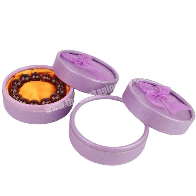 Wholesale Paper Round Ring Earring Gift Box for jewelry Boxes Packing Display Holder Carrying