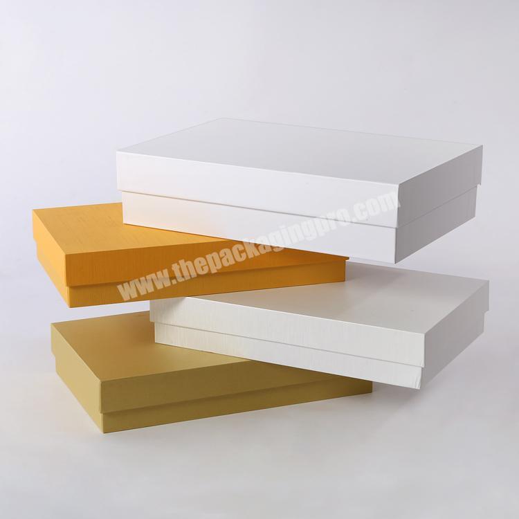 luxury delivery cardboard gift package folding box lid and bottom decorative lids