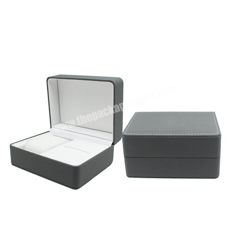 New Grey Flocking Jewelry Box Packaging Watch Paper Box With Logo boxes for jewelry packing