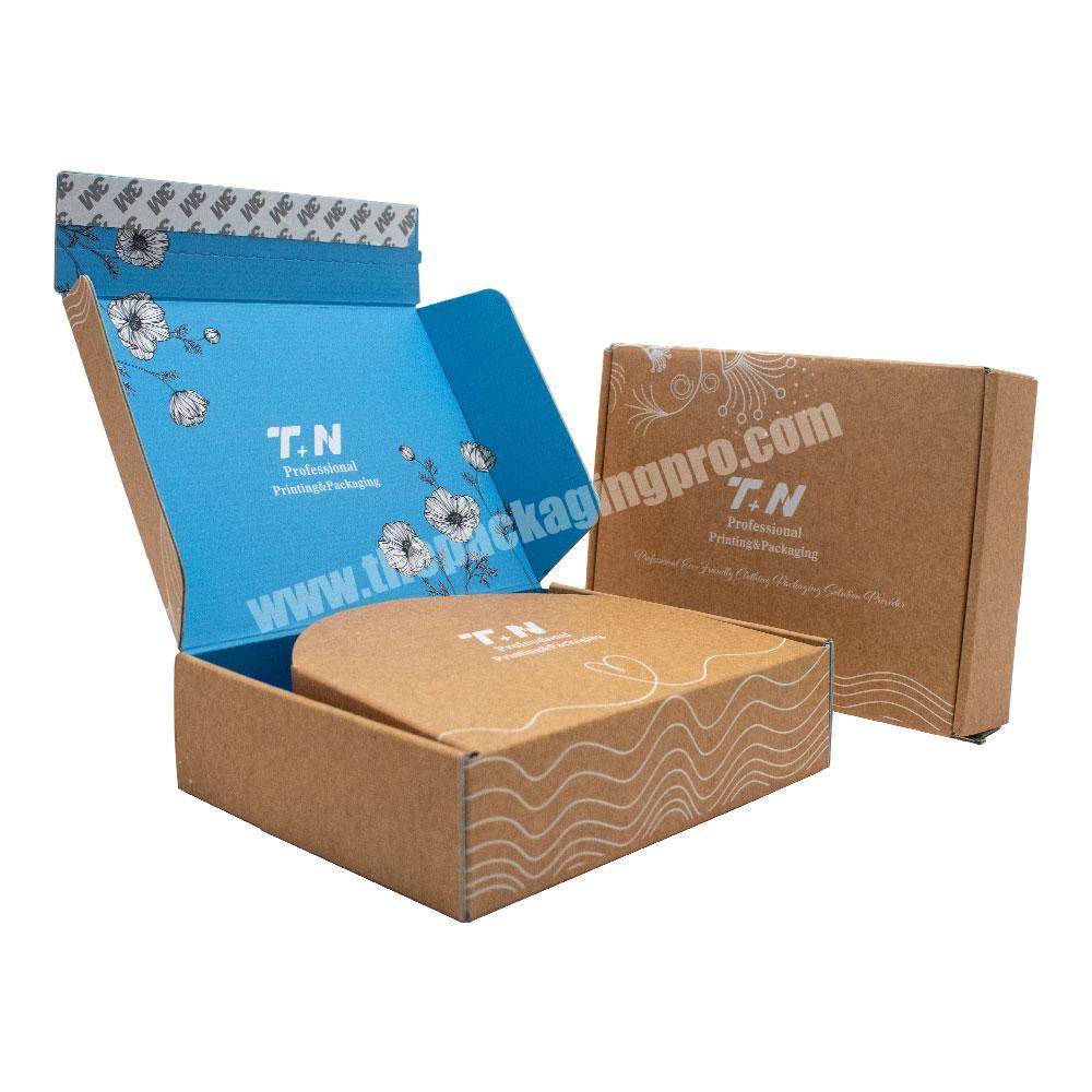 2022 Modern Style Custom Logo Eco Friendly Packaging Gift Shipping Folding Packaging Card Box